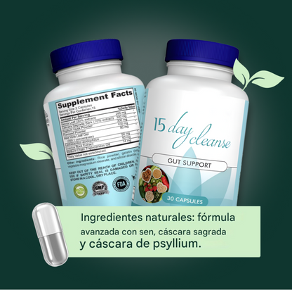 15 Day Cleanse - Apoyo para el colon y los intestinos